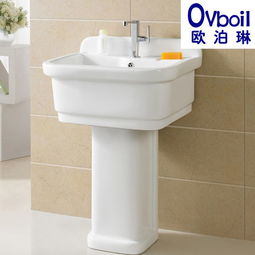 潮州陶瓷立柱盆 浴室洗衣池、陽臺(tái)拖布池、地拖桶、拖把盆廠家直銷批發(fā)，品質(zhì)與實(shí)惠兼具